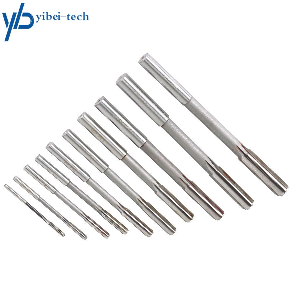 10Pcs Machine Reamer Set,HSS H7 Straight Flute Chucking Reamer Milling Cutter eBay