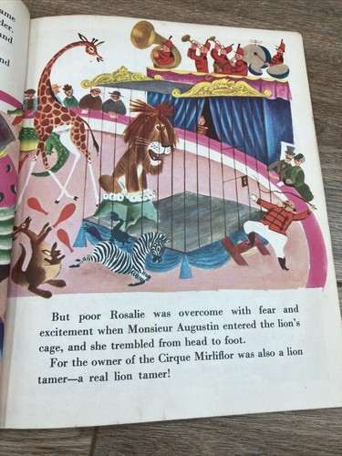 TOPSY TURVY CIRCUS ~ vintage 1st "A" ed. Little Golden Book #161 ~ Tenggren - Picture 7 of 7