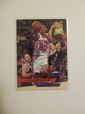 1993-94 Fleer Ultra Allan Houston #243 ROOKIE RC Detroit Pistons Basketball Card. rookie card picture