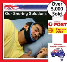 USED Anti Snore AntiSnore Device Jaw Strap Stop Snoring Solution Chin Support