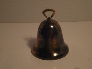 Vintage Reed & Barton Silver Plated Christmas Bell