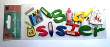 RARE Jolee's Boutique Big Sister Scrapbook Sticker SPJT153