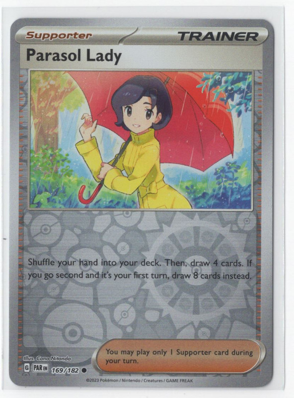 Pokemon Paradox Rift 169/182 Parasol Lady Reverse Holo