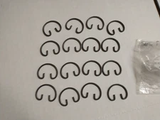 LR63 PISTON PIN WIRE LOCKS SMALL BLOCK CHEVY SET OF 16 SEALED POWER .927