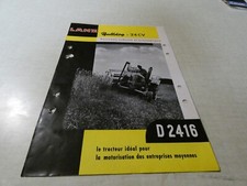 Prospectus brochure tracteur