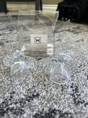 Hadeland Glassverk 2 Crystal angels 38401 2 pack 55mm klar maud gj bugge