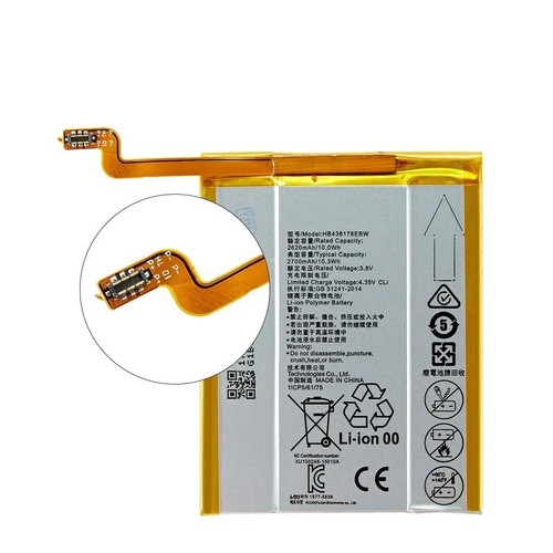 HB436178EBW 2700mAh Battery For Huawei Mate S MateS CRR-CL00 UL00 - Zdjęcie 2 z 6