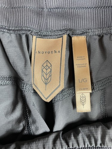 Indygena (Indyeva) Maeto Crop Pants Joggers Size Large Hiking Drawstring Gray - Bild 3 von 9
