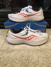 NEW Saucony Omni 21 Women's S10762-31 Gray White Running Shoes Size 7.5.