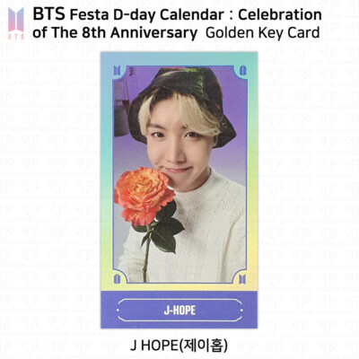 BTS Festa D-day Calendar Celebration of The 8th Anniversary Member