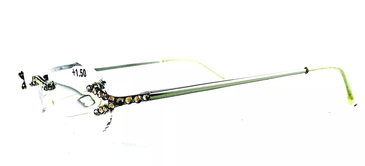 JC JIMMY CRYSTAL occhiali lettura GL 627 1 50 SWAROVSKI reading glasses CE