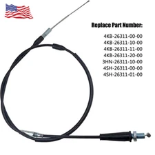 Throttle Cable For Yamaha YFM250 YFM350 YFM400 Warrior Wolverine Kodiak Big Bear