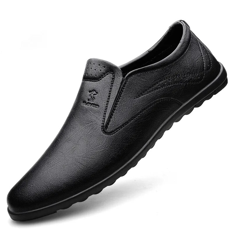 Men Casual Boat Shoes Breathable Pointed Toe Loafers Slip on Walking Footwear