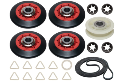 #ad #ad Dryer Maintenance Kit Whirlpool Duet WED9200SQ0 WED8300SW2 belt rollers pulley $30.85