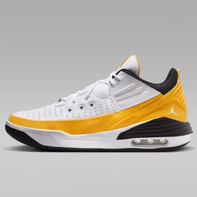 Кроссовки Nike Air Jordan Max Aura 5 Белые Dynamic Yellow DZ4353-701 Мужские Размер 10,5