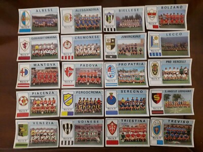 lot FIGURES PANINI 1976-77 figurines from RECOVERY series c group a b and c 