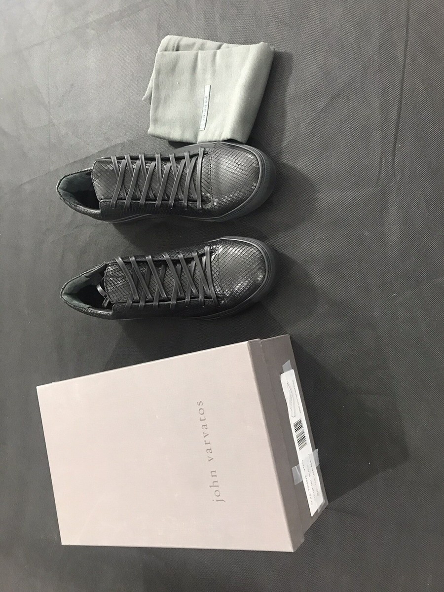 John Varvatos Reed Low Top Lazer Cut Sneakers. 11.5/45.5  display picture 3