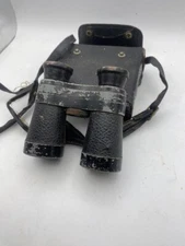 Vintage Airguide USA #39 binoculars with leatherette case, work great