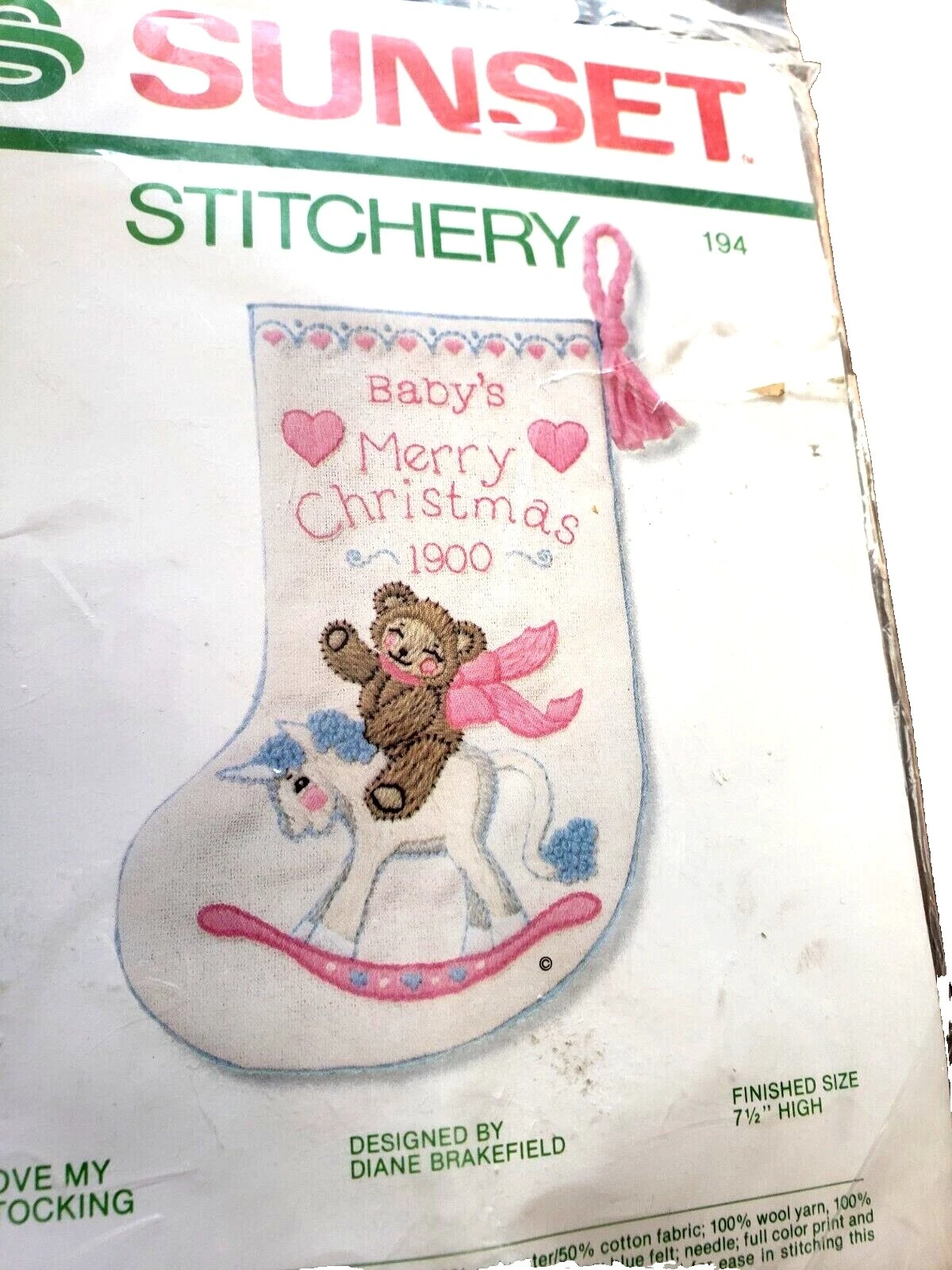 Medias de Bebé Kits de Bordado