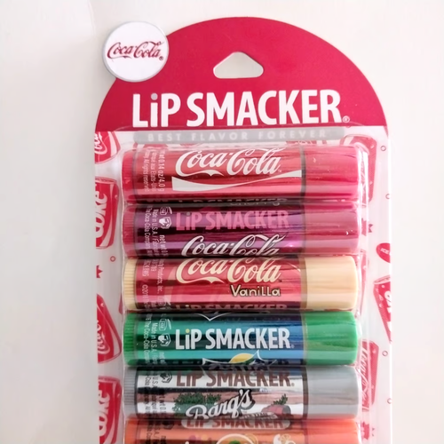 Coco-Cola Lip Smackers 8 Count COKE Themed Lip Balm New in Sealed Pack - Picture 5 of 11