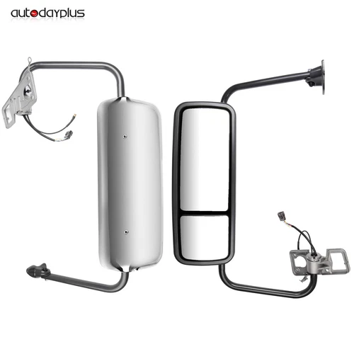 Chrome Truck Mirror For 2004-2018 Freightliner Century/Columbia LH+RH Side