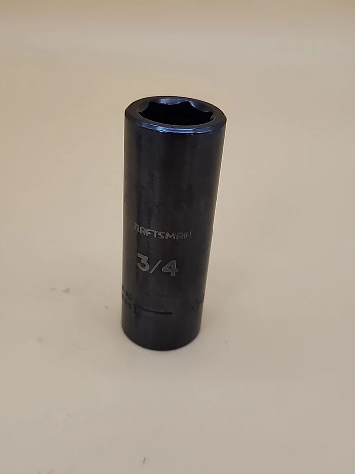 CRAFTSMAN S-AD 16061 3/4SAE ” Drive 6 Pt Deep Socket - Image 2 of 4