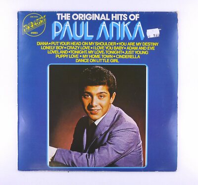 12'' LP - Paul Anka - The Original Hits Of Paul Anka - K7925 - cleaned