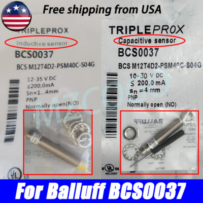 For Balluff BCS0037 M12T4D2-PSM40C-S04G Inductive / Capacitive Proximity Sensor