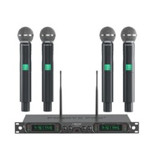 Wireless Microphone System, Phenyx Pro 4-channel Uhf Wireless Mic. New