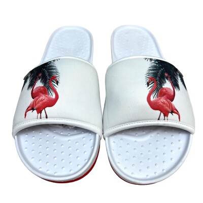 Ted Baker Men\'s Flamingo Sauldi Slides White/ Red Sandals New Ted Baker Men main image 3