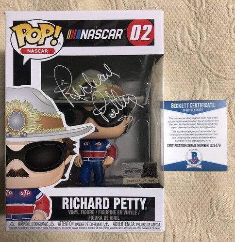 Richard Petty Signed Autographed Nascar 02 Funko Pop Beckett COA 4 Richard Petty Signed Autographed Nascar 02 Funko Pop Beckett COA 4 | Funko Pop | 2 Richard Petty Signed Autographed Nascar 02 Funko Pop Beckett COA 4 | Funko Pop