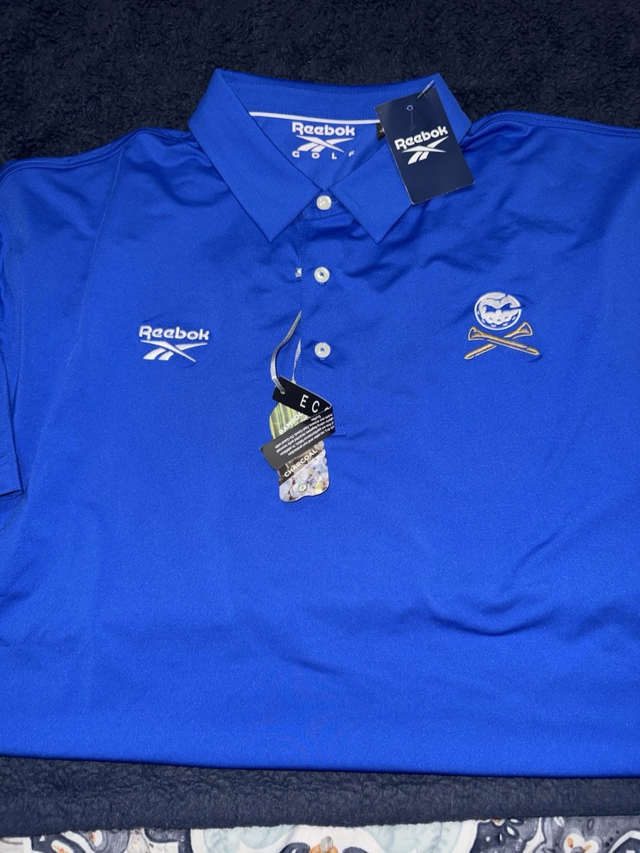Reebok Golf Performance Crushers Bryson Dechambeau Blue Polo Shirt