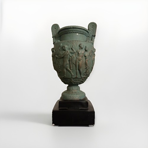 Vintage 1980 ALVA Neoclassical Cast Plaster Townley Vase Roman Greek Urn