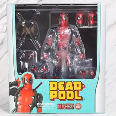 New MAFEX 082 Marvel X-MAN Avengers DEADPOOL Comic Ver Action Figure Gift Toy