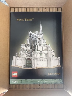 LEGO Icons The Lord of the Rings: Minas Tirith (New) With Lego Grond Ships ASAP