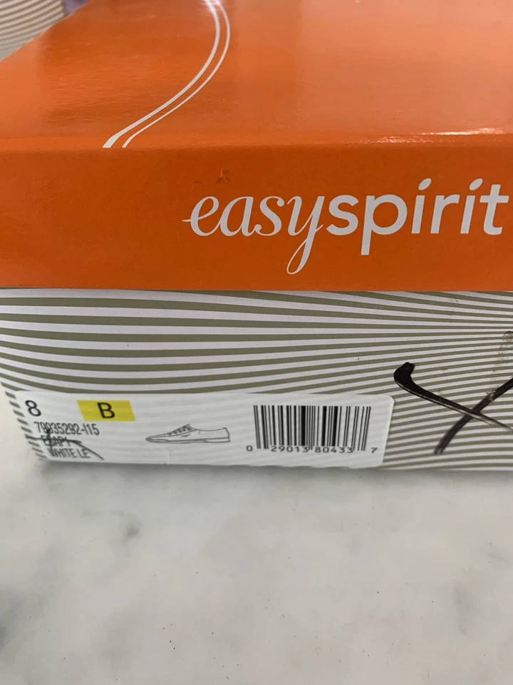 Женские кожаные кроссовки Easy Spirit AP1 8 M белые комфорт при ходьбе - Изображение 3 из 4