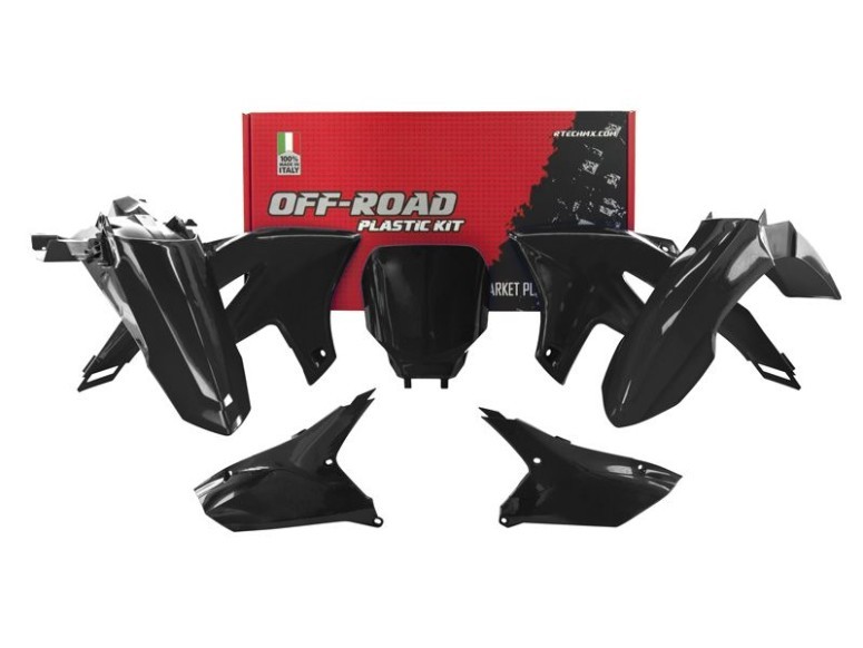 Rtech Plastic Kit Fits Yamaha YZ 250F From 24 450F From 23 Black