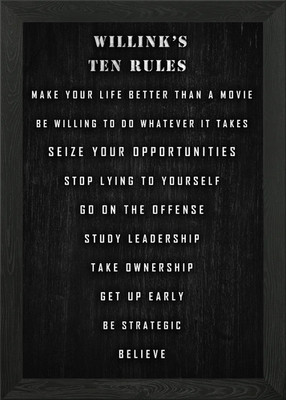 Willinks Ten Rules Gerahmtes Wandbild Poster Leinwanddruck Bild