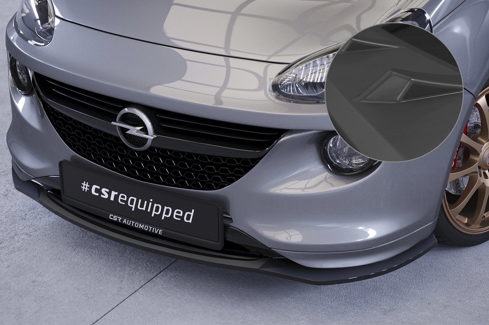Csr Frontspoiler | Cup-Spoilerlippe Mit Abe FüR Opel Adam S CSL591-L Lackierung-image