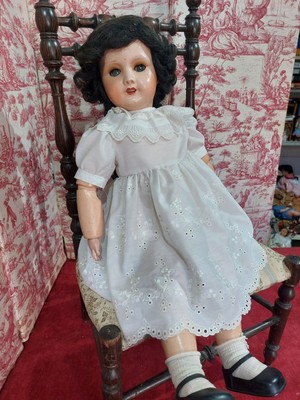 Ancienne Poupée Composition Paris 301 – 58 Cm, Porcelaine, Unis France, Vintage
