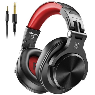 Kopfhörer Over Ear DJ Kopfhörer mit Kabel Professionell Geschlossener Studio