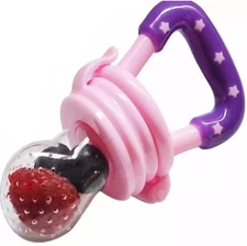 Baby Fresh Fruit Food Feeder Nibbler Pacifier Training Massaging Toy Teether