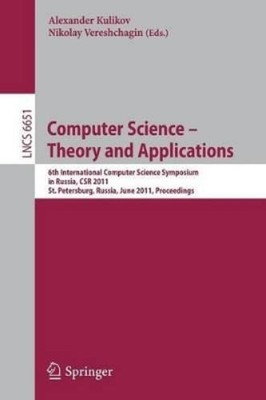 Alexander Kulikov Computer Science   Theory and Applications (Taschenbuch)