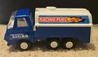 Vintage Tiny Tonka 55010 Racing Fuel Tanker Truck Blue Pressed Steel 1978 Exc