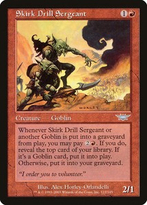 Skirk Drill Sergeant 112/145 Legions Uncommon MTG