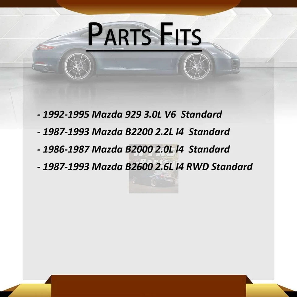 Fits 1992 1993 1994 1995 Mazda 929 GMB Rear Shaft All Joints Universal Joint - Image 2 of 4