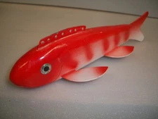 LARRY LANG FISH DECOY WOOD ICE SPEARING FISHING  LURE MINNESOTA CARVER ORIGINAL