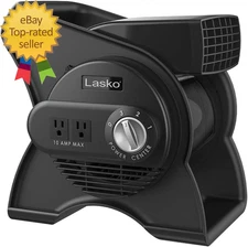 Portable Utility Fan 12  289 CFM Pivoting High Velocity Air Mover Blower Fan