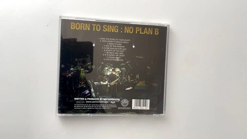 Van Morrison - Born To Sing: No Plan B CD 2012 Jazz Rock Exile Foto 4 de 4