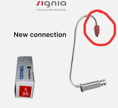 Connexx Signia Mini Empfänger 3.0 3R S für rechtes Ohr Hörgerät